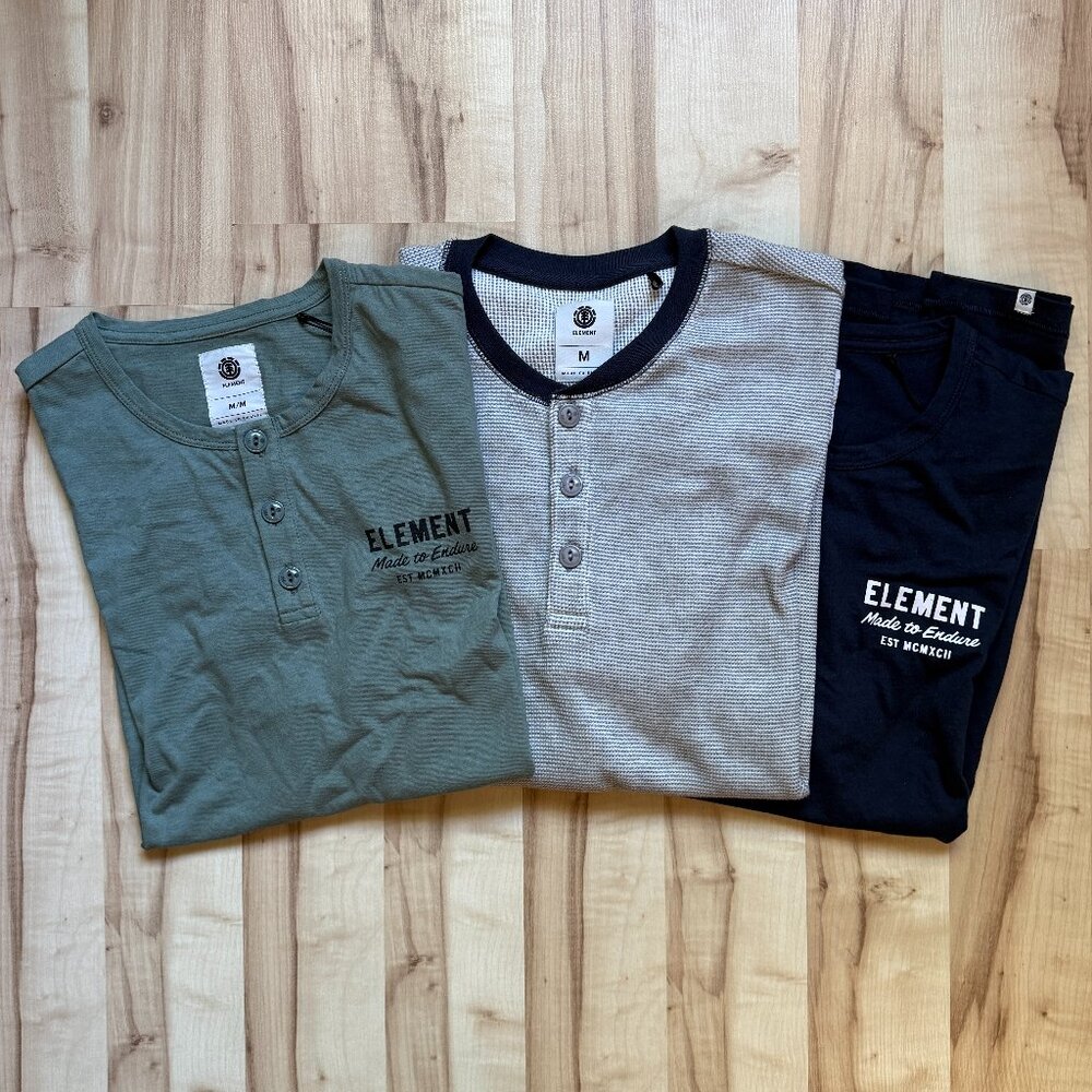 Men's Short Sleeve Henley Bundle (3)